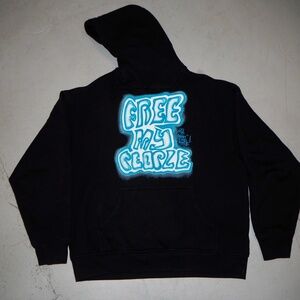 Black Barriers x Shirt King Fade limited Hoodie